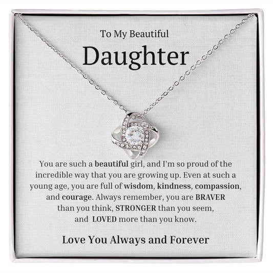 To My Beautiful Daughter - You are such a beautiful girl JewelryGiftinum