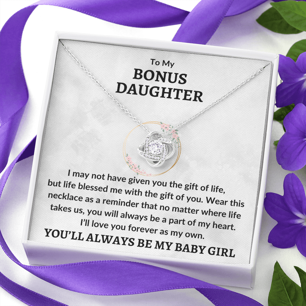 To My Bonus Daughter - Always my baby girl Jewelry Giftinum