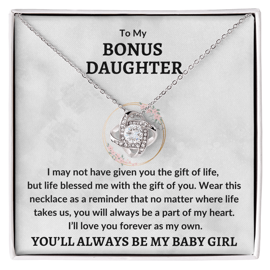 To My Bonus Daughter - Always my baby girl Jewelry Giftinum