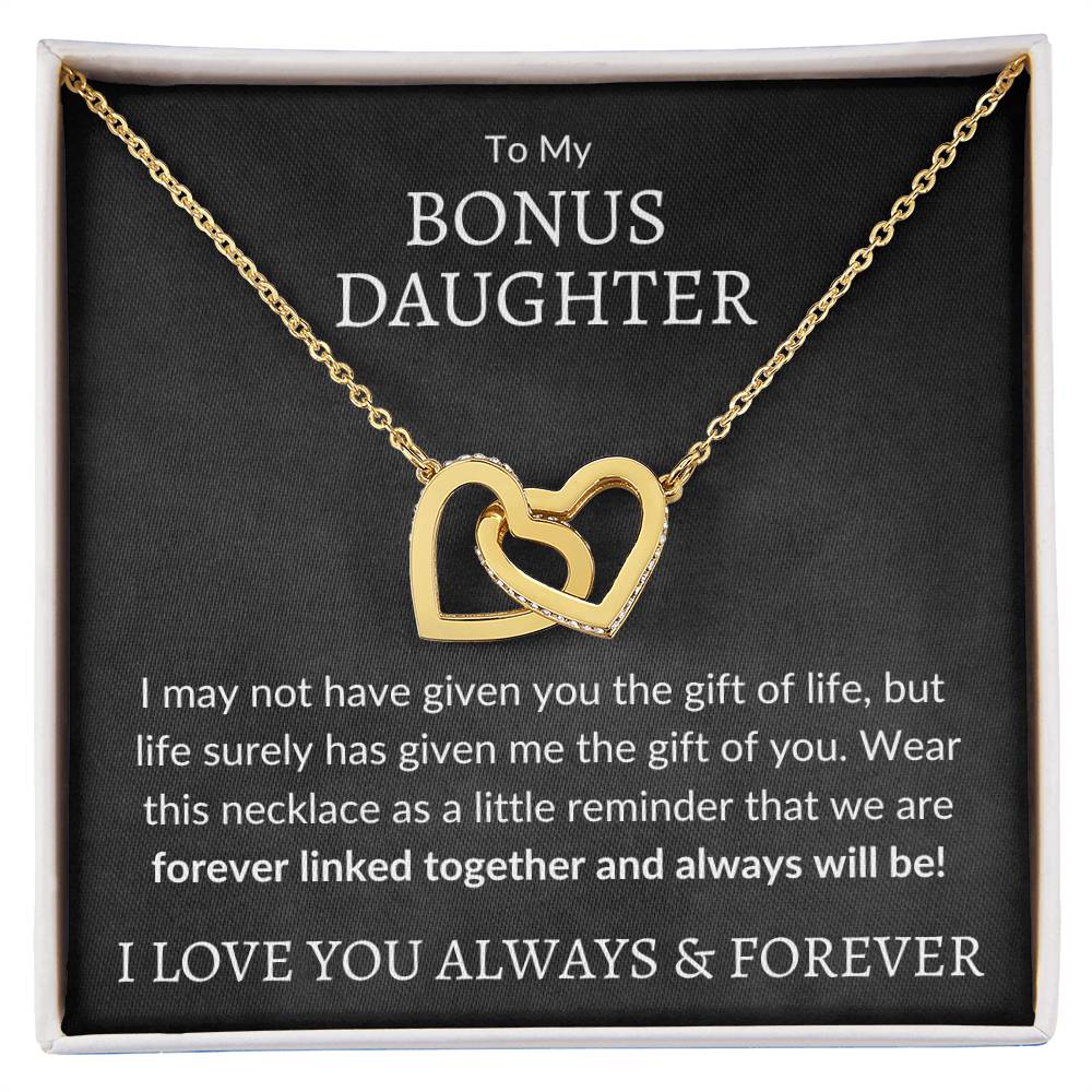 To My Bonus Daughter Necklace | The Gift of Life Jewelry Giftinum