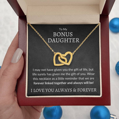 To My Bonus Daughter Necklace | The Gift of Life Jewelry Giftinum