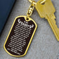 To My Daddy Keychain - I may not be able JewelryGiftinum