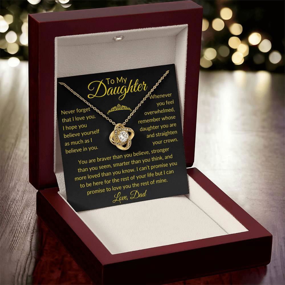 To My Daughter - Never Forget JewelryGiftinum