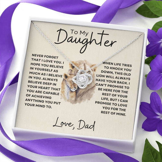 To My Daughter - Never Forget JewelryGiftinum