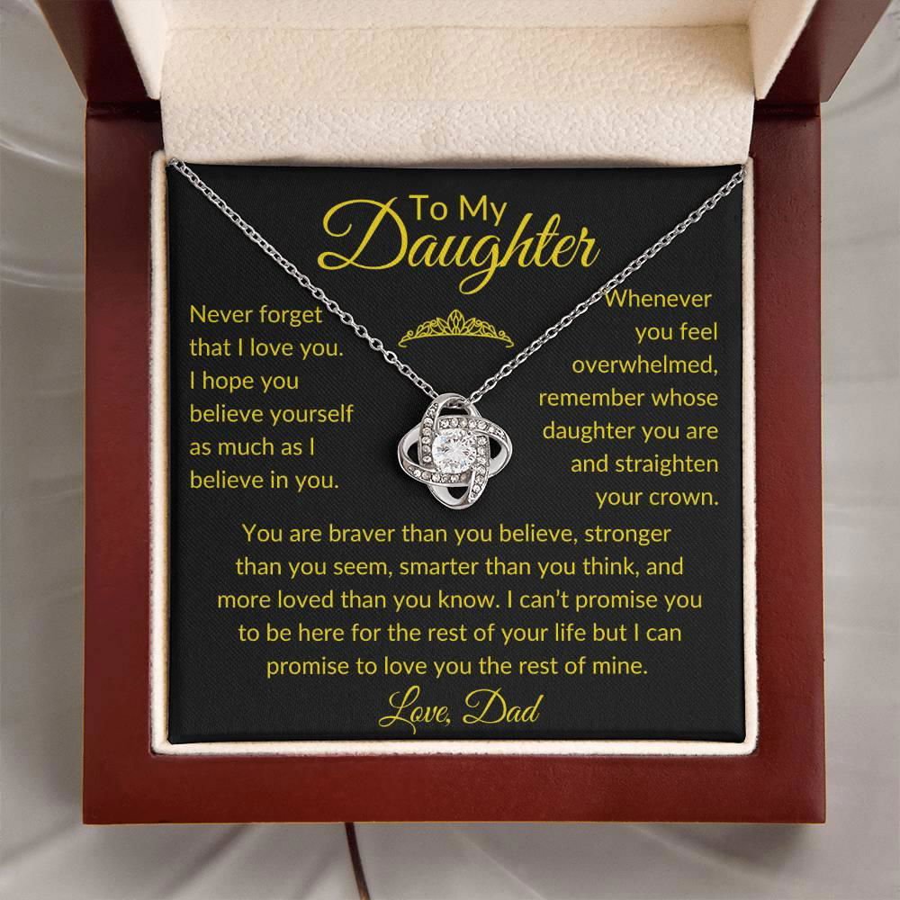 To My Daughter - Never Forget JewelryGiftinum