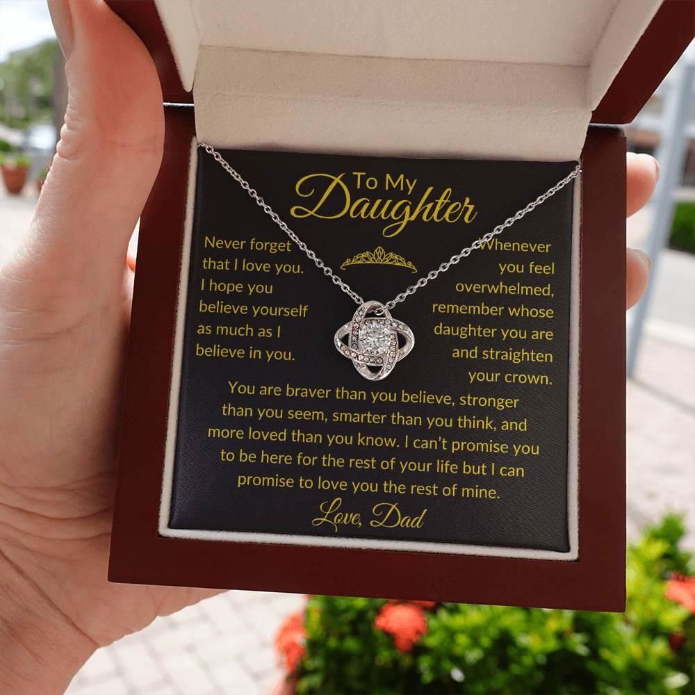 To My Daughter - Never Forget JewelryGiftinum