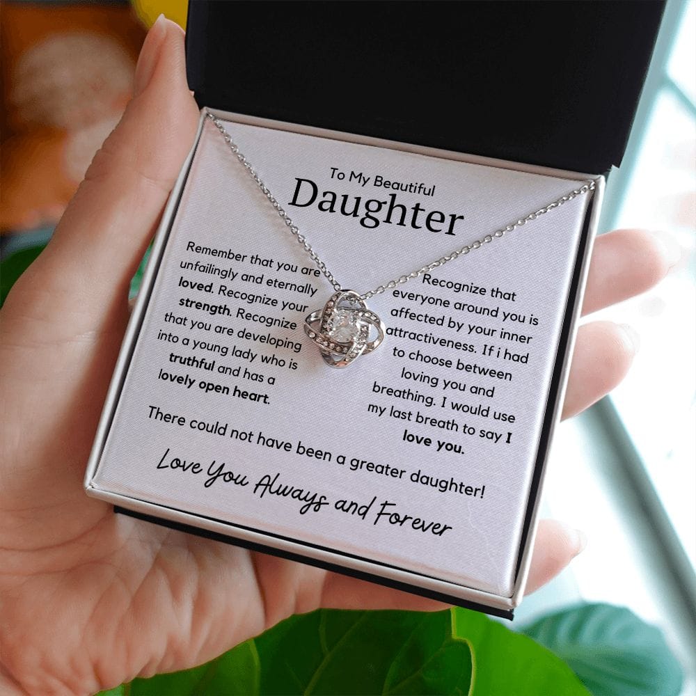 To My Daughter - Remember that you are unfailingly - Premium Jewelry - Just $119.95! Shop now at Giftinum