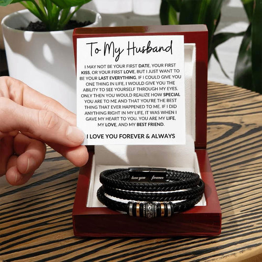 To My Husband Bracelet - Not your first date JewelryGiftinum