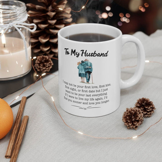 To My Husband Mug - I may not be your first love MugGiftinum