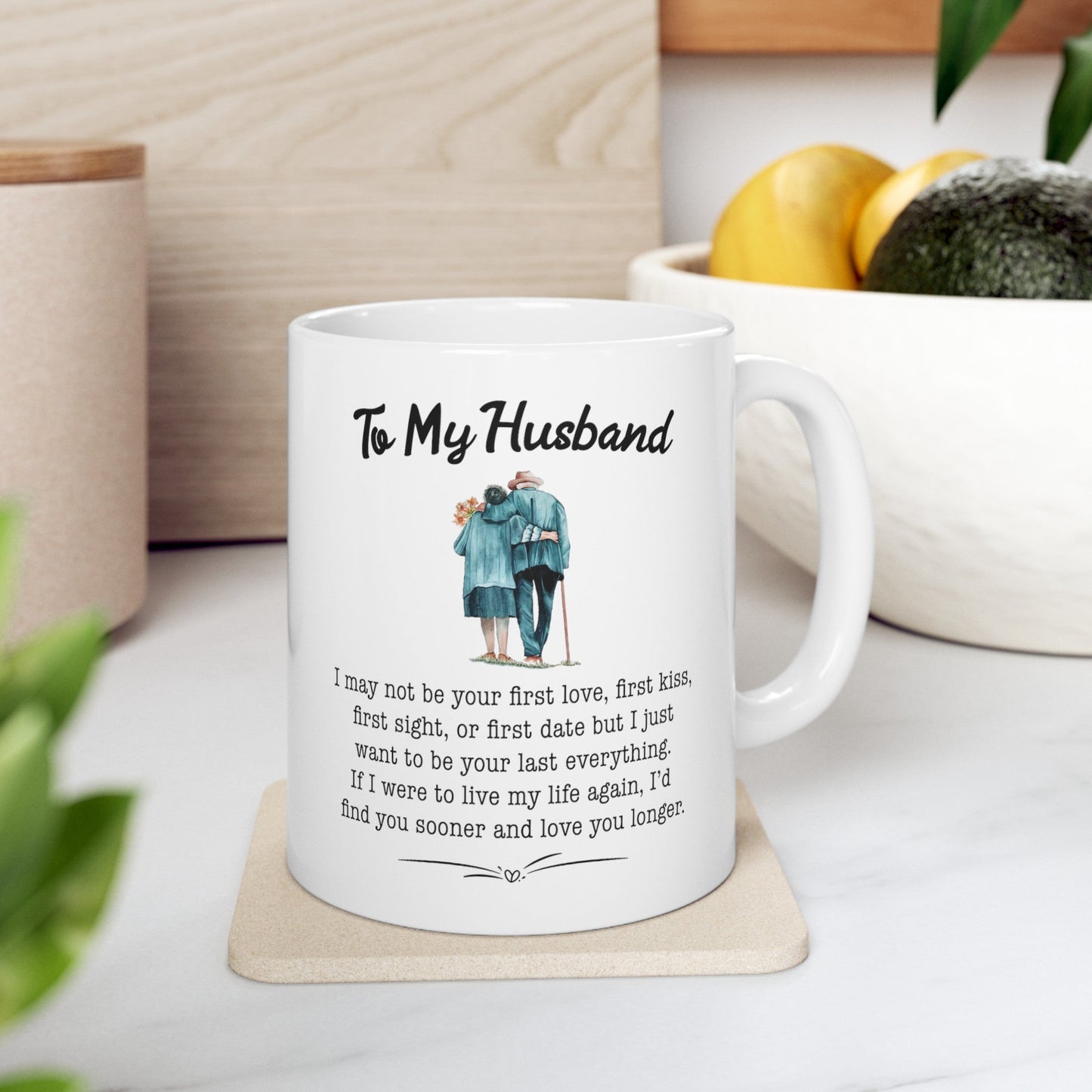 To My Husband Mug - I may not be your first love - Premium Mug - Just $22.99! Shop now at Giftinum