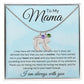 To My Mama Baby Feet Necklace - I may have left the world too soon JewelryGiftinum