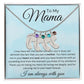 To My Mama Baby Feet Necklace - I may have left the world too soon - Premium Jewelry - Just $39.95! Shop now at Giftinum