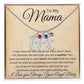 To My Mama Baby Feet Necklace - I may have left this world JewelryGiftinum