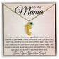 To My Mama Baby Feet Necklace - I'm sorry I had to say my goodbye JewelryGiftinum