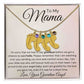 To My Mama Baby Feet Necklace - I'm sorry I had to say my goodbye JewelryGiftinum