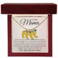 To My Mama Baby Feet Necklace - I'm sorry I had to say my goodbye JewelryGiftinum