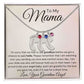 To My Mama Baby Feet Necklace - I'm sorry I had to say my goodbye JewelryGiftinum