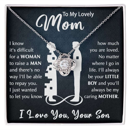 To My Mom Necklace - You are loved - Premium Jewelry - Just $119.95! Shop now at Giftinum