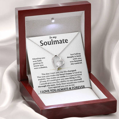 To My Soulmate - Meeting you was fate Jewelry Giftinum