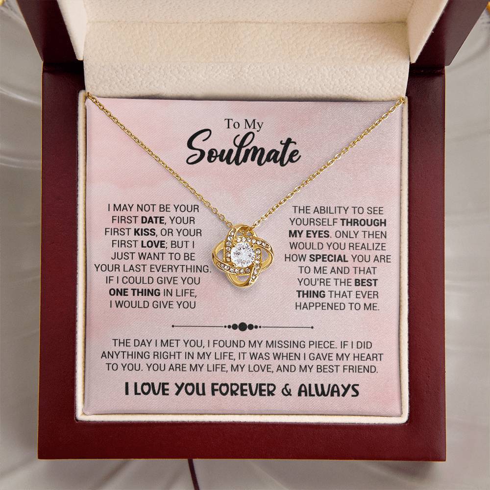 To My Soulmate - Missing piece Jewelry Giftinum