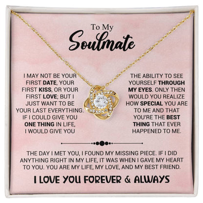 To My Soulmate - Missing piece Jewelry Giftinum