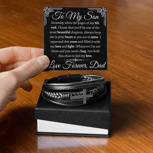To Son From Dad Bracelet - Pages of life - Premium Jewelry - Just $44.95! Shop now at Giftinum