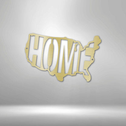 USA Home - Steel Sign StockGiftinum