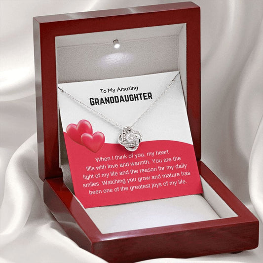 When I think of you Valentine's Granddaughter necklace - Premium Jewelry - Just $119.95! Shop now at Giftinum