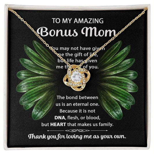 You may not have given me life - Bonus Mom Necklace JewelryGiftinum